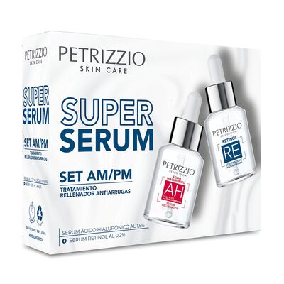 Set Super Serum AM/PM Ácido Hialurónico + Retinol