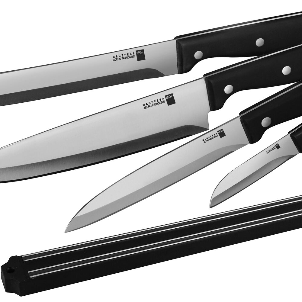 Cuchillos Acero Inoxidable Magefesa 5 Piezas
