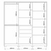 Closet Vekkahome Safira 6 Puertas 3 Cajones