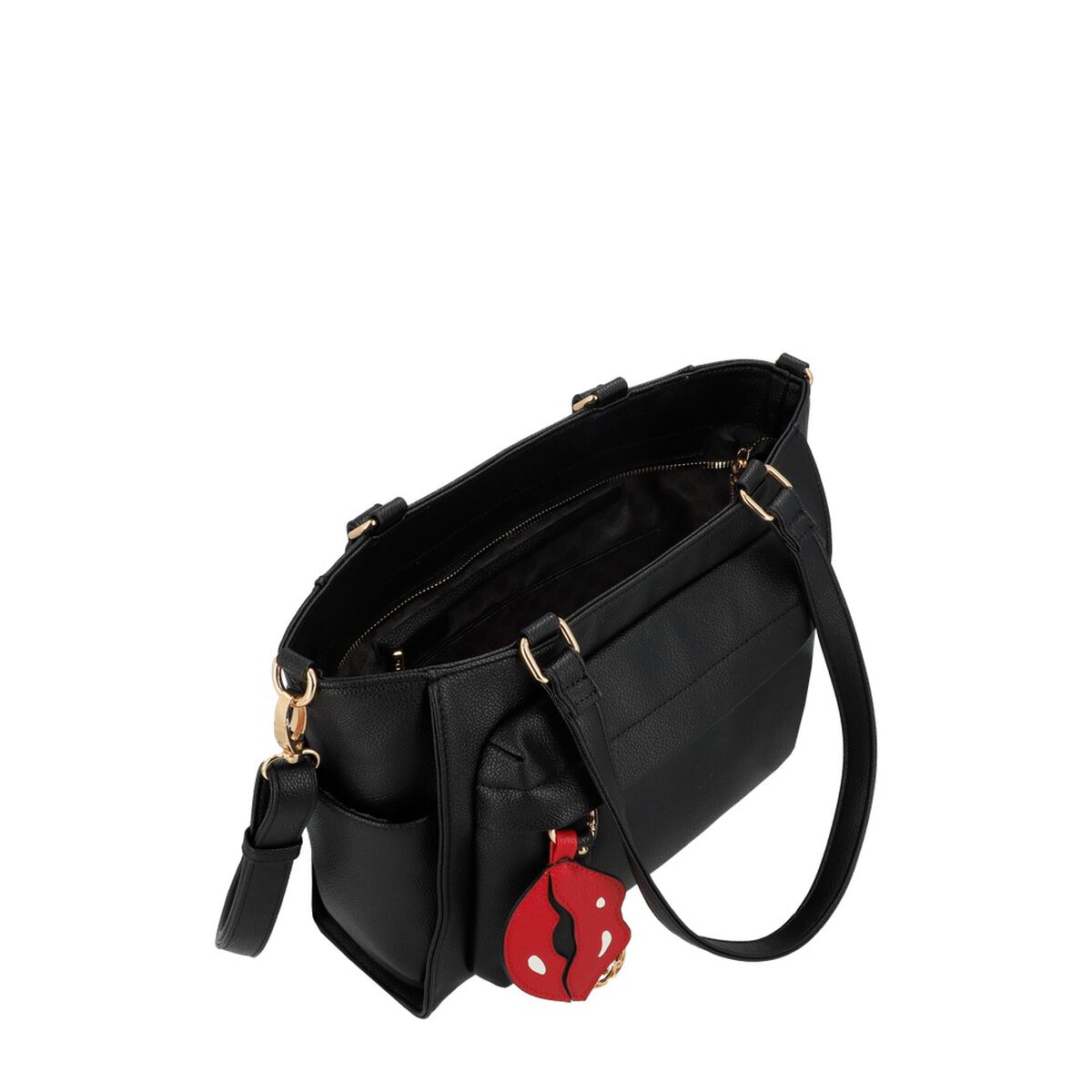 Cartera Tote Secret Teruel FW25 M Negro