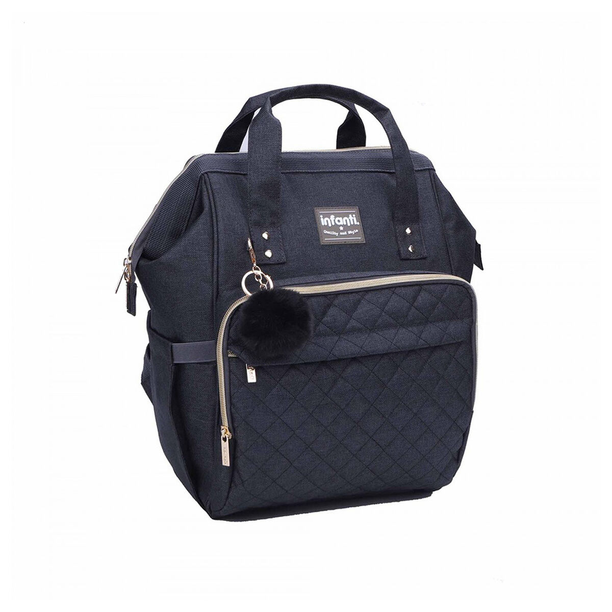 Mochila Pañalera Open Negra