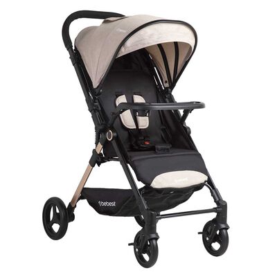 Imagen 1 del producto Coche Paseo Bebe City Compacto Liviano Beige Bebesit