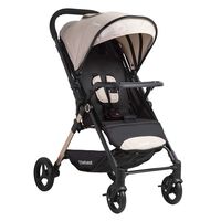 Coche Paseo Bebe City Compacto Liviano Beige Bebesit