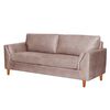 Sofá Latam Home Milan 3 Cuerpos Gris