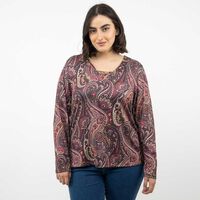 Polera Manga Larga Mujer Extralindas Burdeo, Cafe, Negro