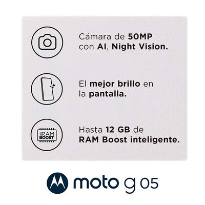 Imagen 2 del producto Celular Motorola Moto G05 4G 64GB 6,67"" Verde