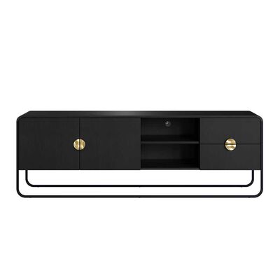 Imagen 2 del producto Rack Decocasa Luna Hasta 80"" Negro