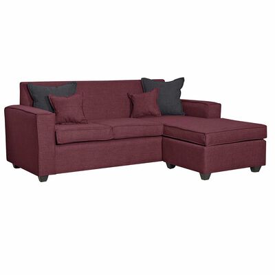 Imagen 2 del producto Sofá Seccional Black Factory Berta 4 Cuerpos Burdeo