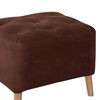 Pouf Latam Home Lyon Cuero Kentucky Café Moro