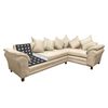 Sofá Seccional Derecho Living Factory Capri 5 Cuerpos Beige