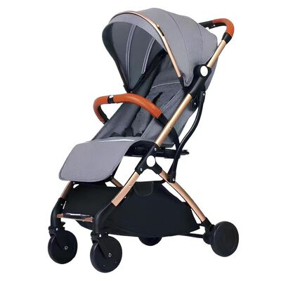 Coche de Paseo Últra Compacto con Accesorios Gris Lubabycas