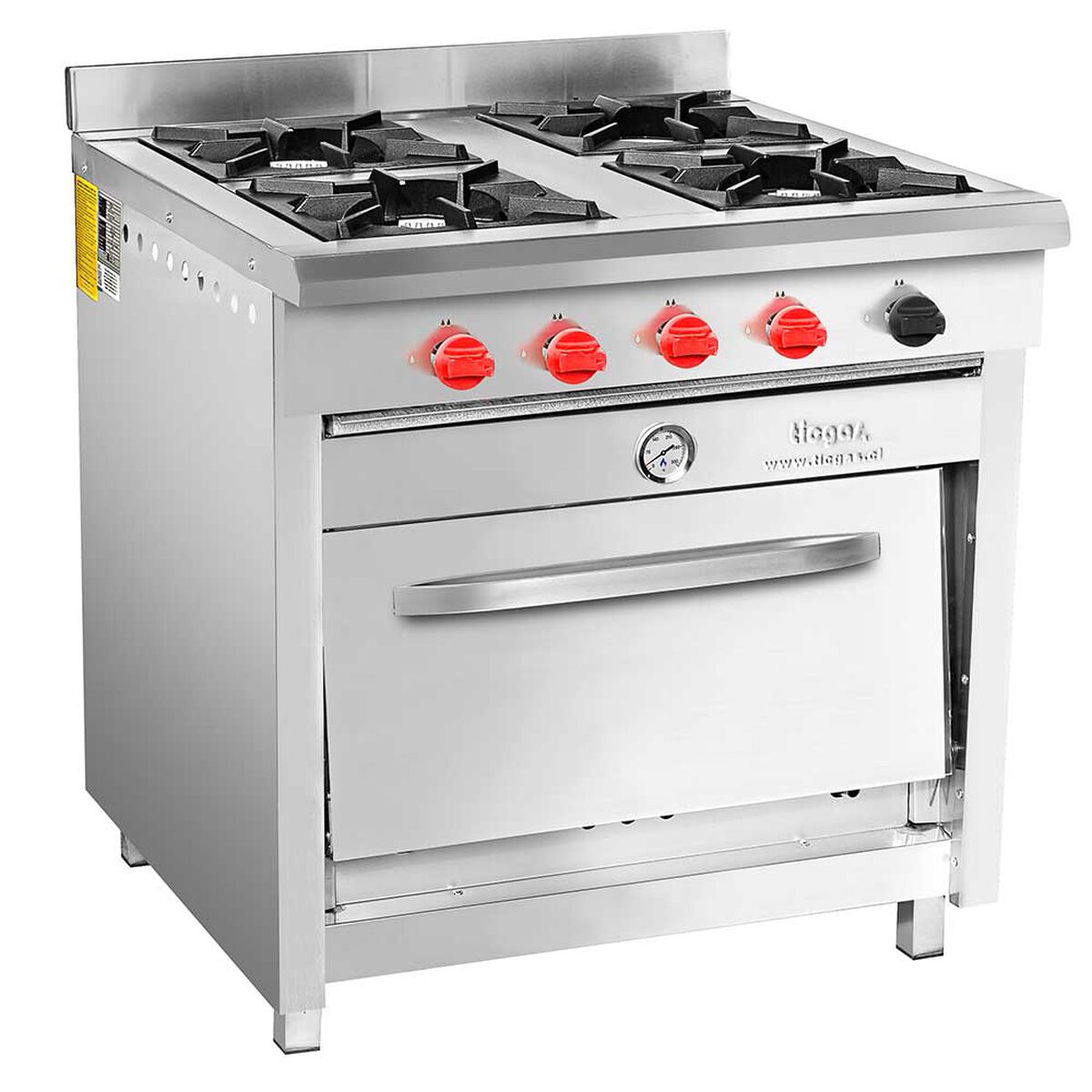 Cocina Industrial a Gas Ticgas 4 Platos Gas Licuado