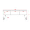 Combo Mesa de Centro + Rack + Bar  TuHome Vassel