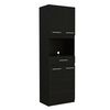 Combo Mueble Superior + Mueble Microondas + Mueble Inferior TuHome Manchester Wengue