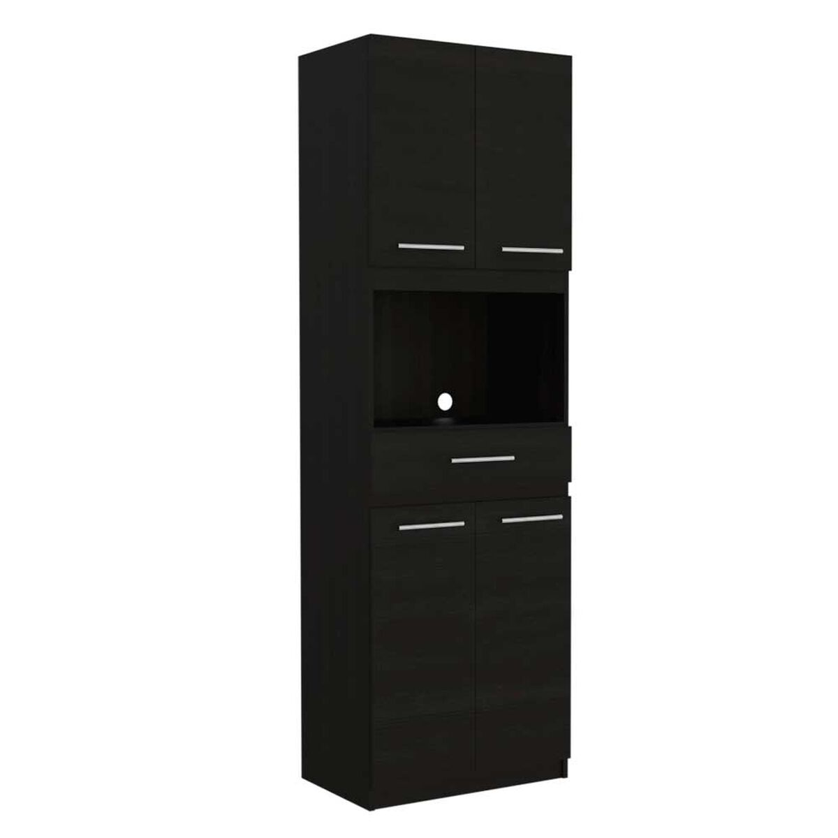 Combo Mueble Superior + Mueble Microondas + Mueble Inferior TuHome Manchester Wengue