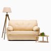 Sof&aacute; Cabsur Caburga 2 Cuerpos PU Beige
