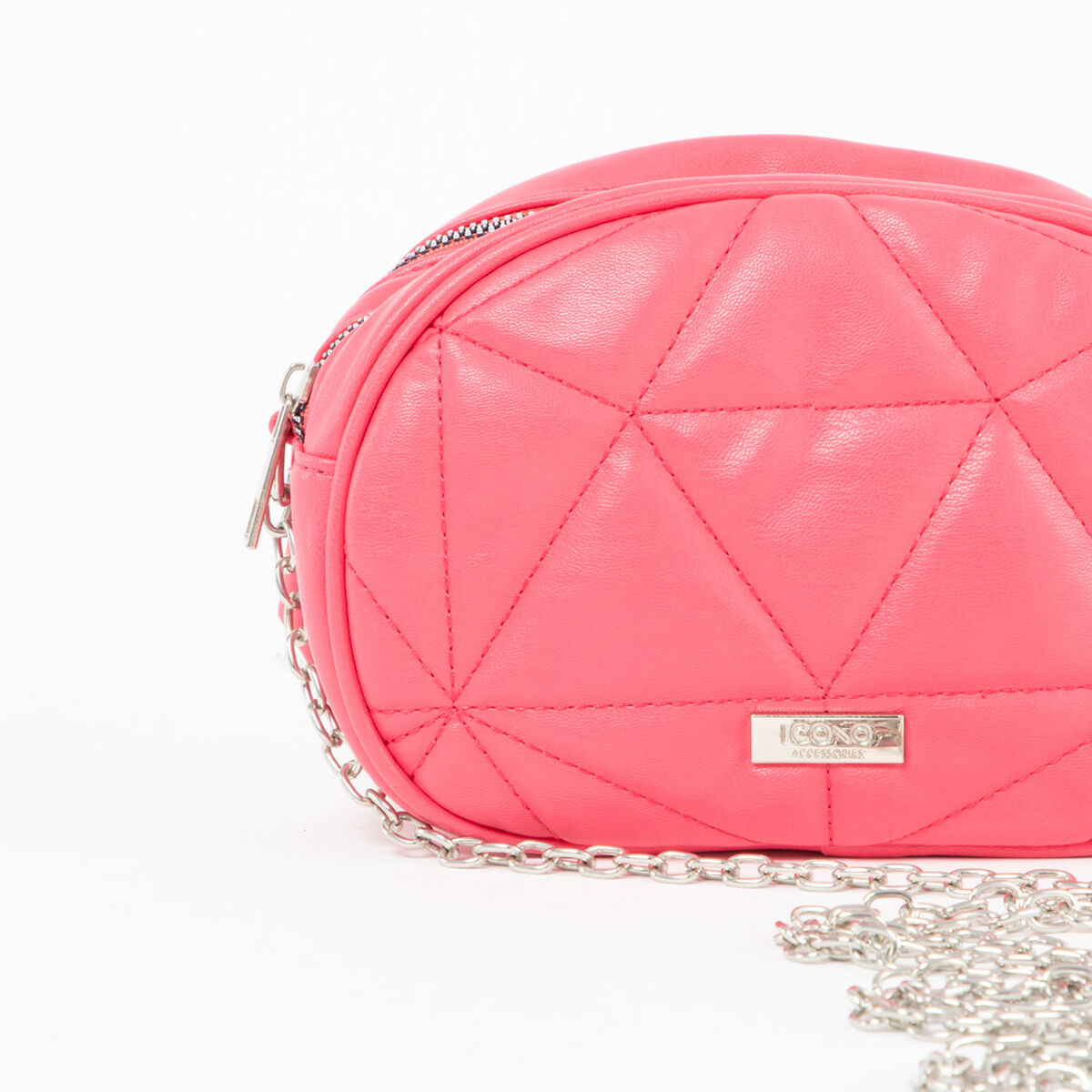 Bolso Eco Cuero Rosado Icono