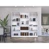 2 Estantes 5 Repisas + Estante 4 Repisas TuHome Home Blanco