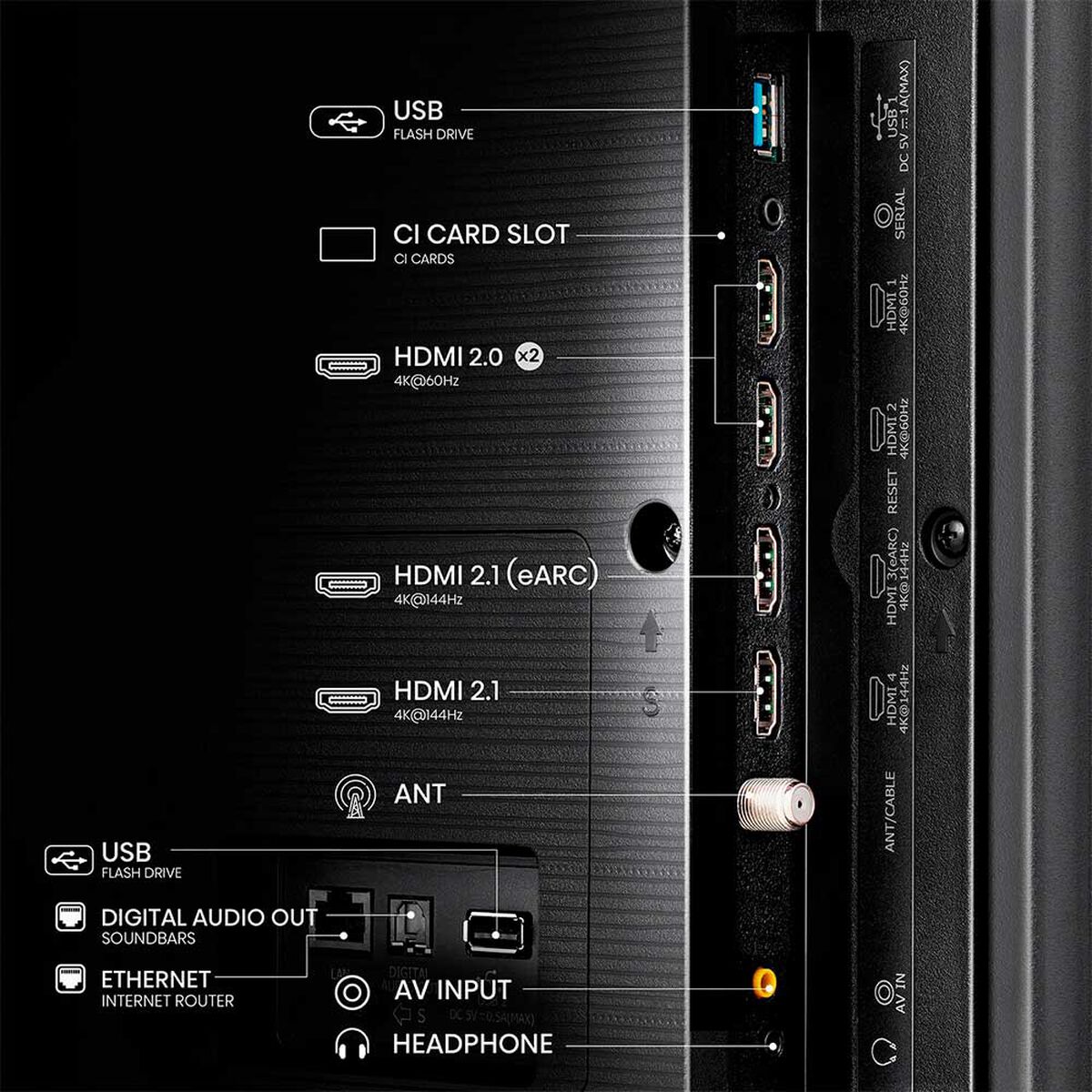 QLED 100'' Hisense 100Q7N Smart TV 4K
