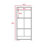 Escritorio + Gabinete + Biblioteca 120 + Biblioteca 160 + Repisa Wall 2A TuHome Note Blanco Miel