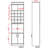 Mueble Bar + Rack Extensible TuHome Beijing
