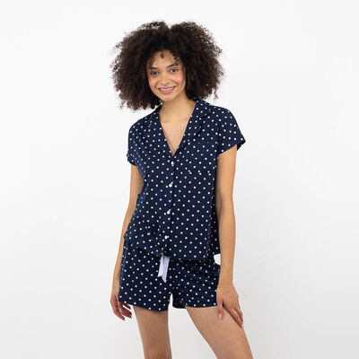 Conjunto Pijama Mujer Icono Azul, Celeste, Rosado