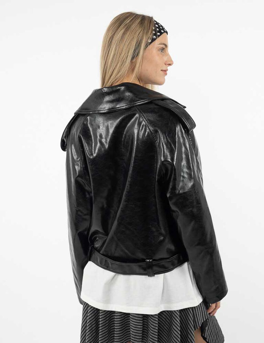 Chaqueta Ecocuero Mujer Icono
