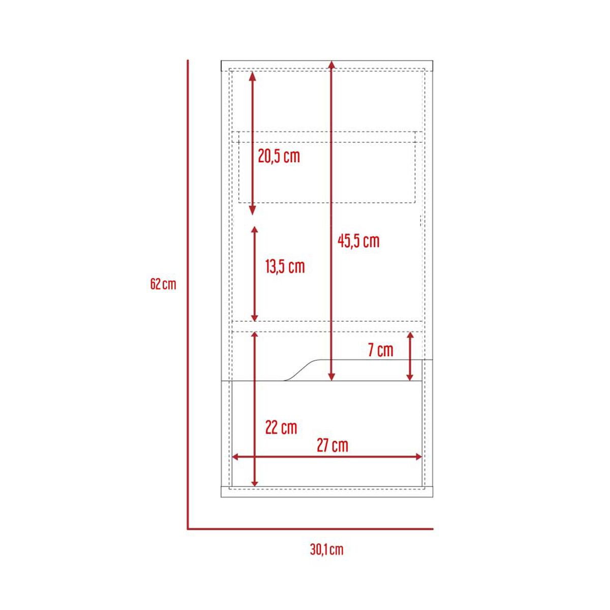 Botiquín TuHome Laurent 2 Puertas Duna