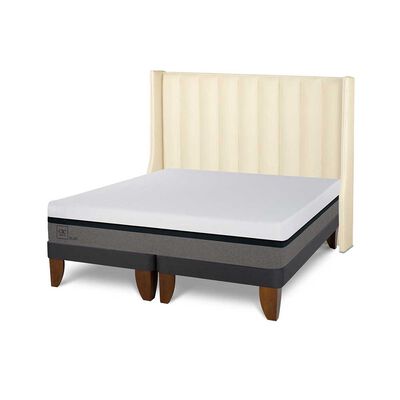 Imagen 2 del producto Cama Europea CIC Base Dividida King Balance + Respaldo Panaro