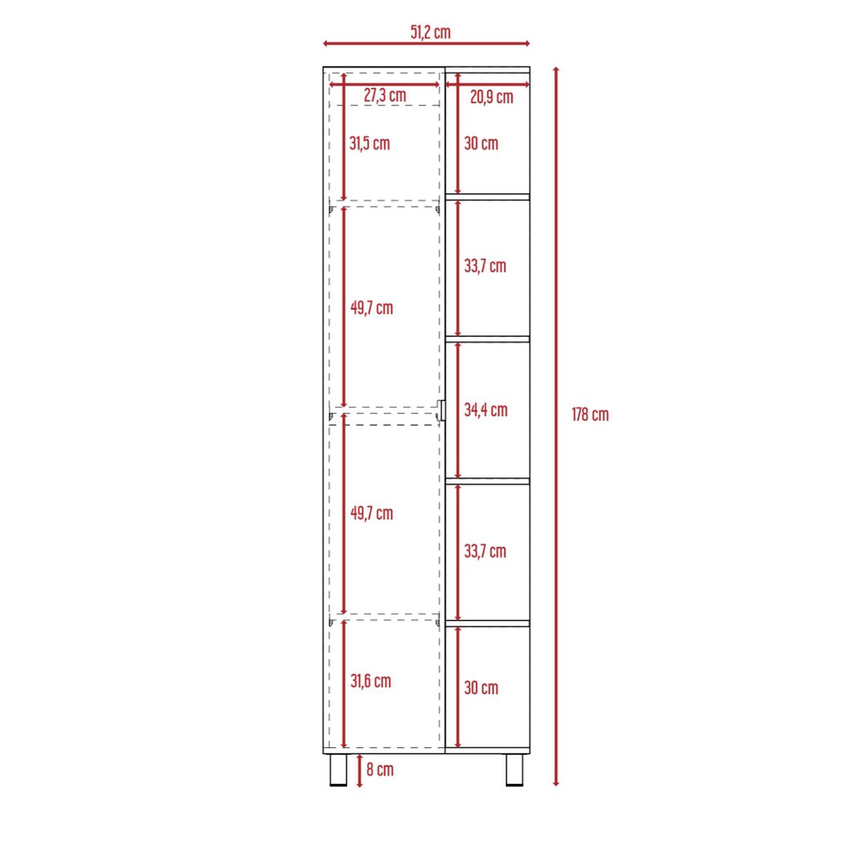 Mueble Organizador TuHome Urano
