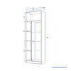 Mueble Organizador de Limpieza CIC 2 Puertas