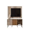 Rack TV Cronos Altavision Hasta 60" Café Gris Perla