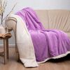 Manta de Poli&eacute;ster Doral 127 x 152 cm Fluffy Lila