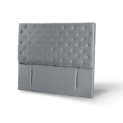 Imagen 2 del producto Respaldo Latam Home 2 Plazas Brescia Tela Velvet Gris