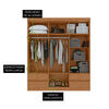 Closet Di Poretti Design Zeus 4 Cajones 6 Puertas Caf&eacute;