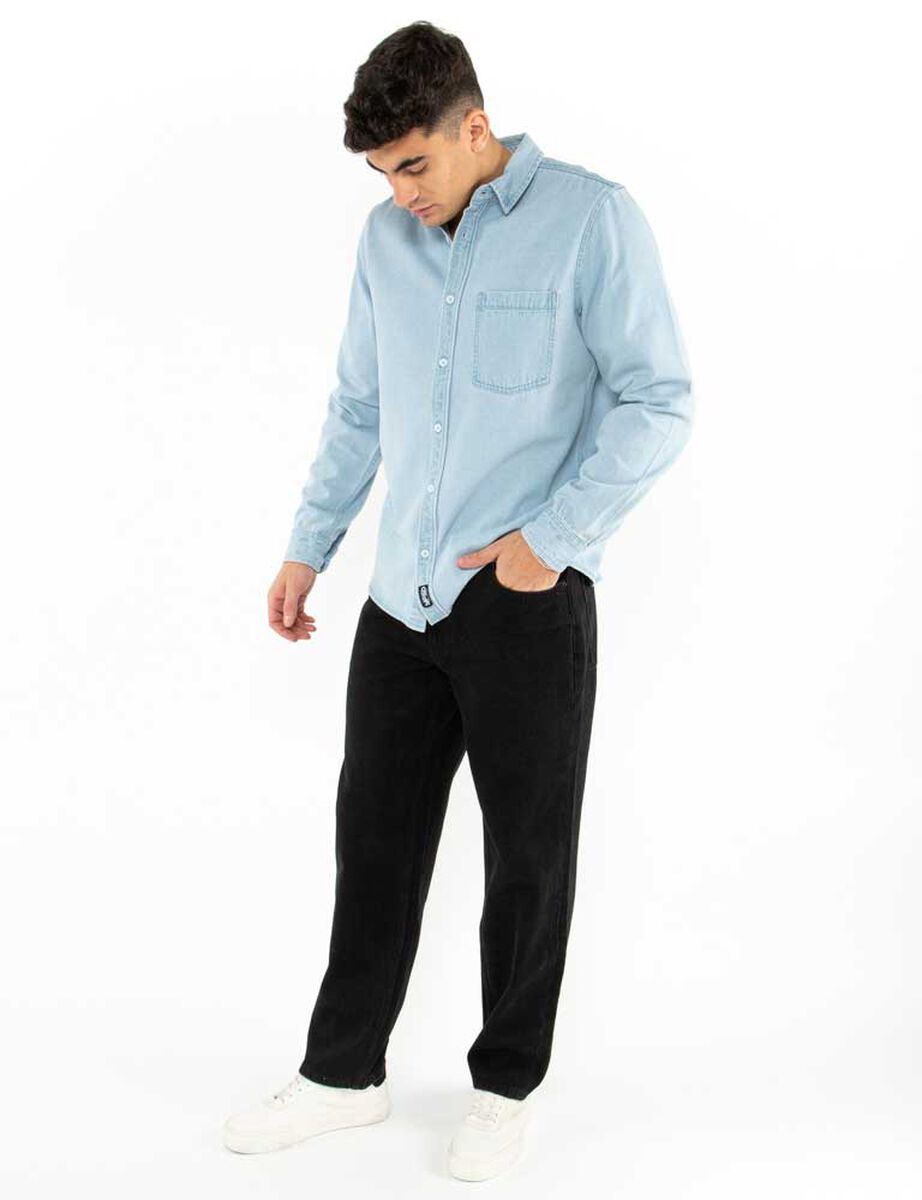 Pantalón Recto Algodón 90´S Straight Hombre Icono