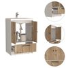 Mueble Lavamanos TuHome Bath Bi Color 2 Puertas 1 Caj&oacute;n Duna Blanco