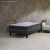 Cama Europea Celta 1,5 Plaza Cádiz + Respaldo + Velador