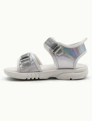 Imagen 2 del producto Sandalia Niña Chess Blanco, Rosado