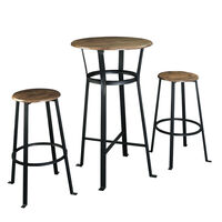 Juego de Comedor Idetex Murray 2 Sillas Café