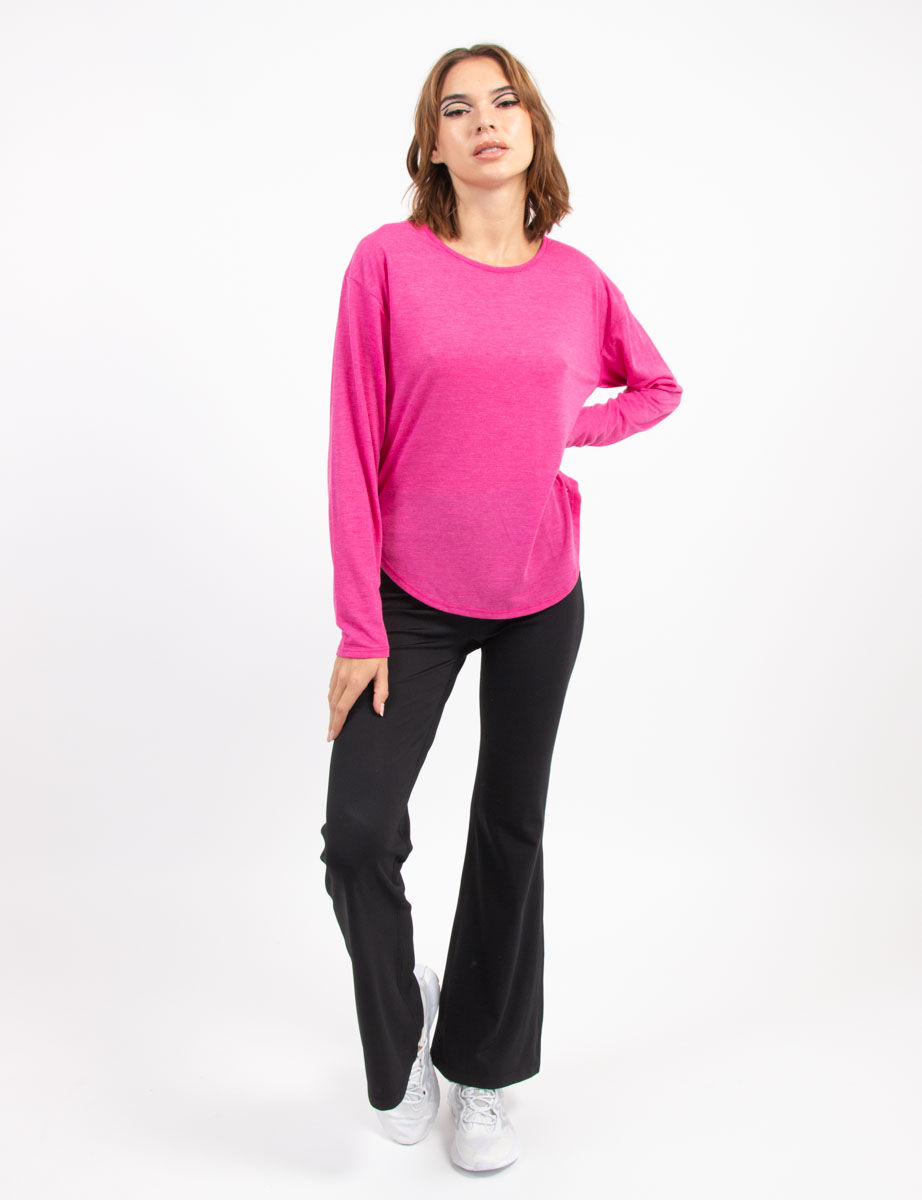 Polera Deportiva Manga Larga Mujer Lotto