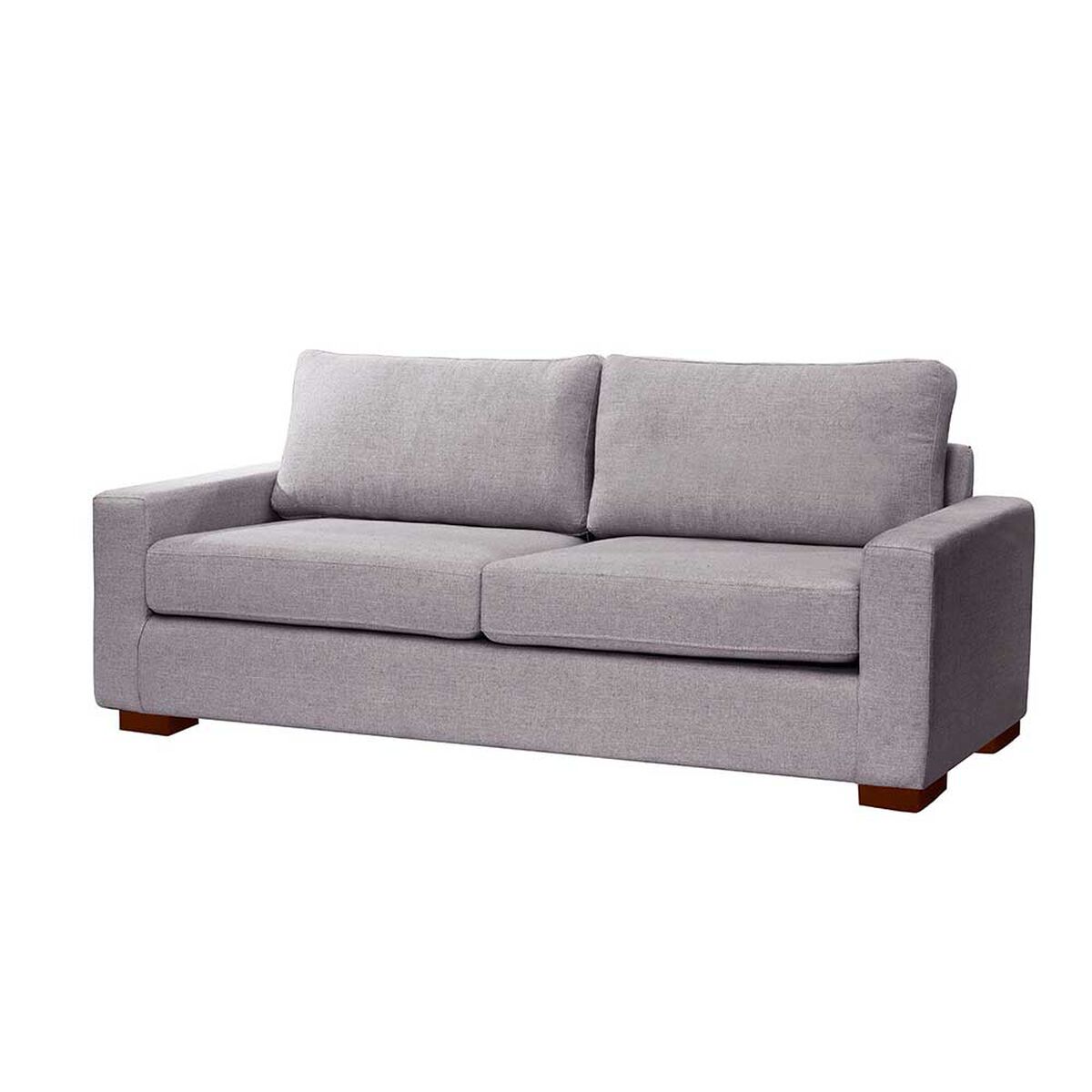 Sof&aacute; Latam Home Livorno 3 Cuerpos Gris Claro