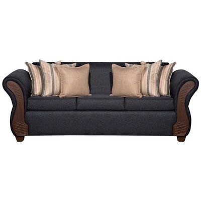 Imagen 2 del producto Juego de Living Ruzam Mobel Begoña Sofá 3 Cuerpos + Dos Sillones 1 Cuerpo Lino Marengo