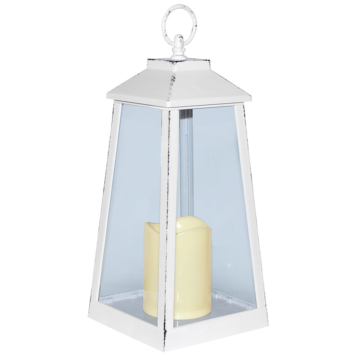 Fanal Pl&aacute;stico Con Vela Led