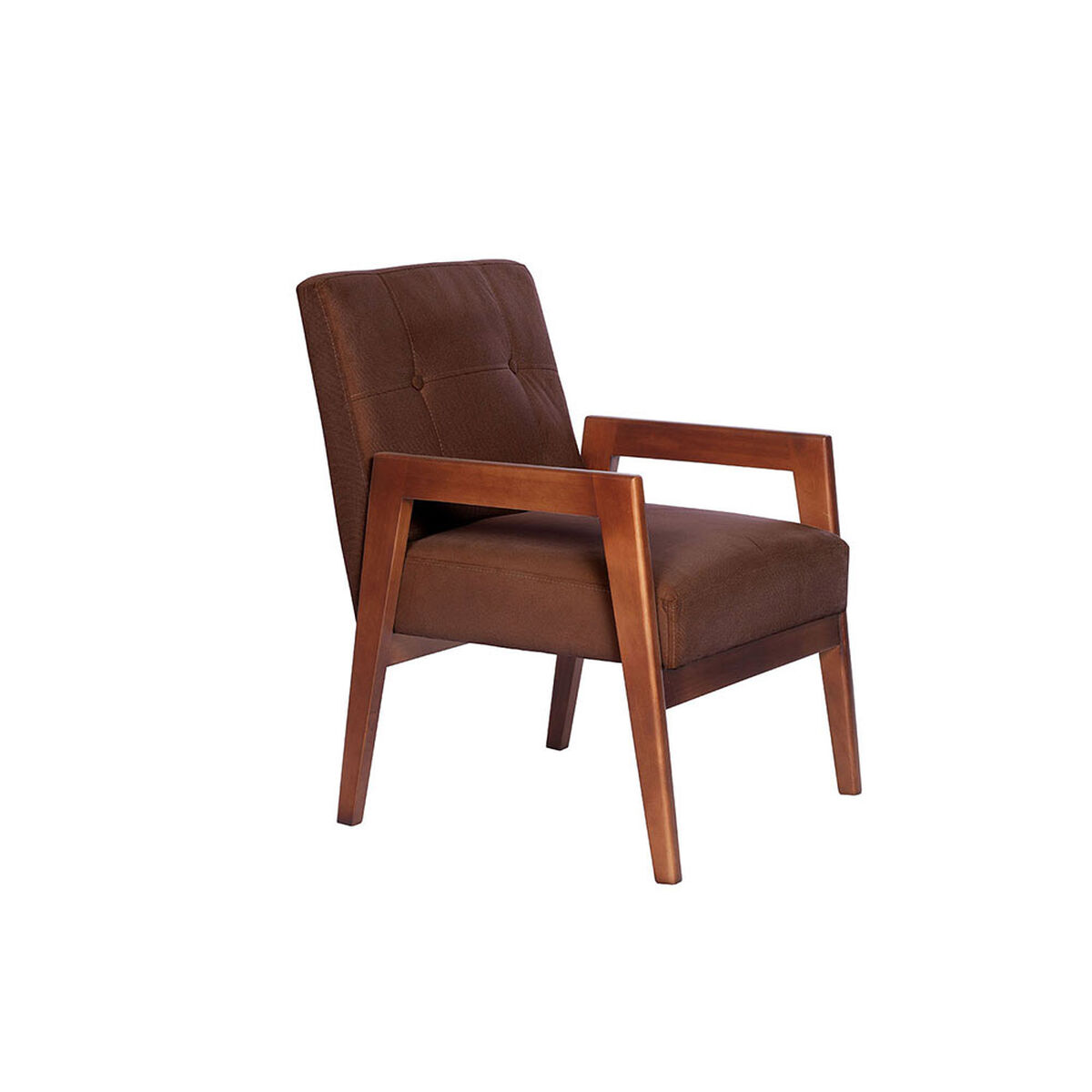 Juego de Living Latam Home Venecia 3 Cuerpos Chocolate + Sitial Munich Tela Chocolate