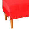 Banqueta Bodevir Provenza Tacha Felpa 04 Rojo