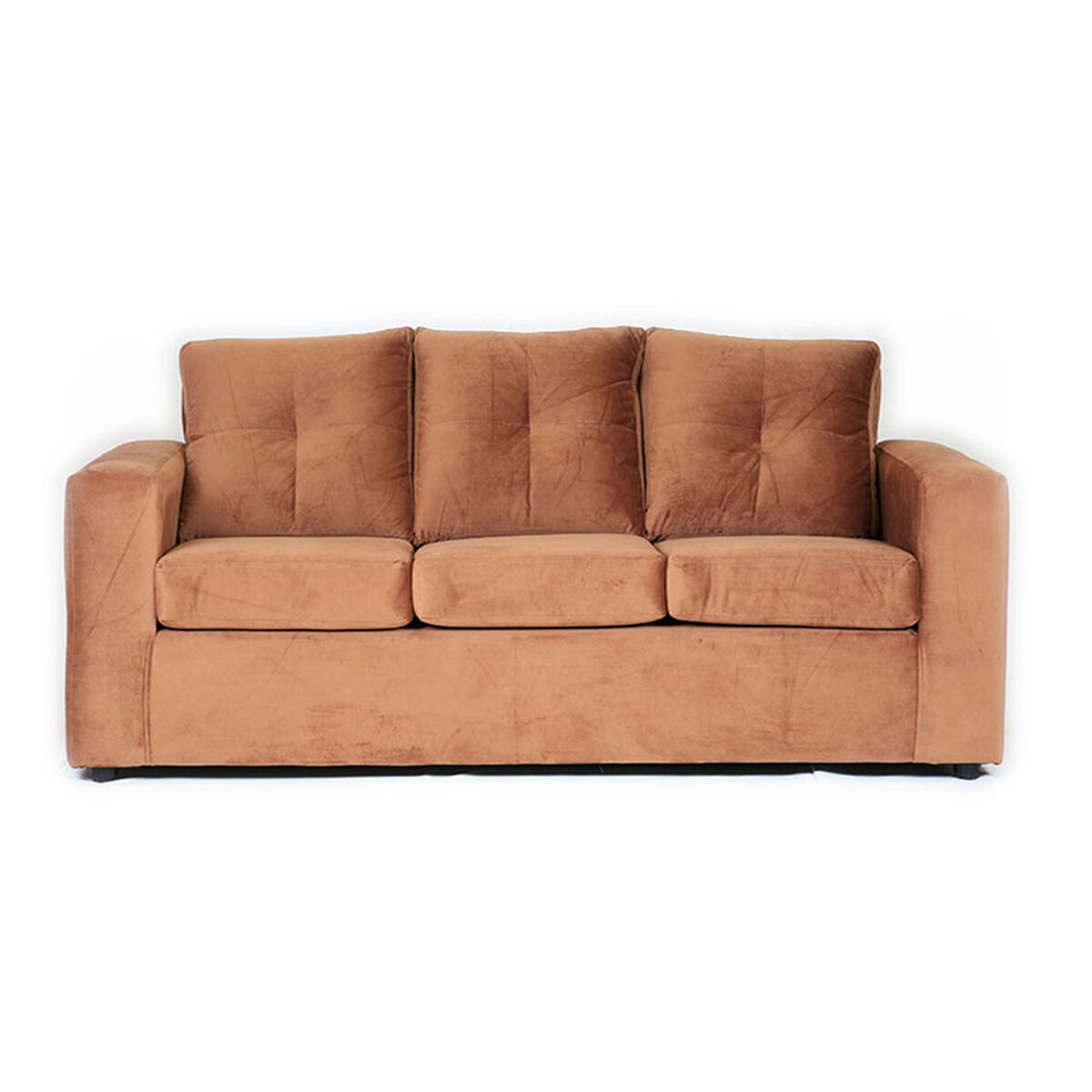 Sof&aacute; Muebles America Emilia 3 Cuerpos Tostado