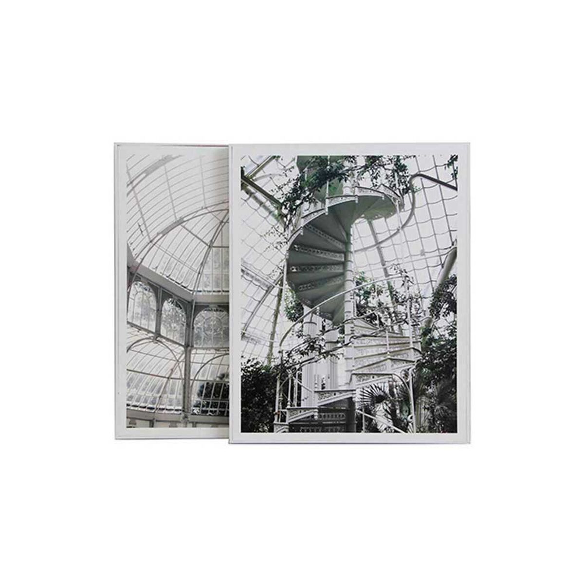 Set 2 Cuadros para Fotos Pl&aacute;stico Vgo 50 x 40 cm Blanco