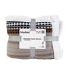 Frazada Polar Sherpa Estampado Mashini 1,5 Plazas Hibisco