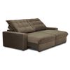 Sofá Reclinable Innovamuebles Magestic 2 Cuerpos Chocolate